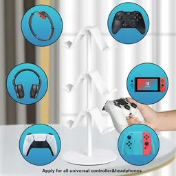 OIVO INDIA Controller 3-Tier, Multi Adjustable Game Controller Universal Stand Gaming Accessory Kit image 4