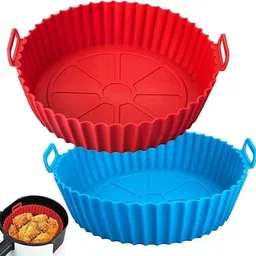 Air Fryer Silicone Pot (Pack of 2) – Reusable & Non-Sticky Air Fryer Liners Air Fryer-image-91