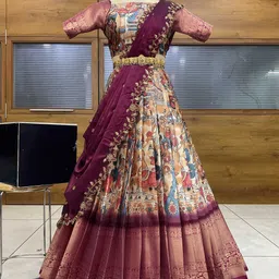 shree creation Printed Semi Stitched Lehenga Choli-picture-27