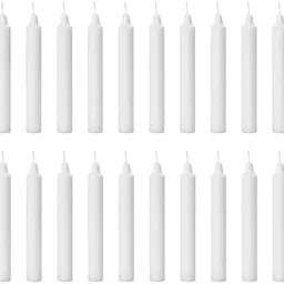 bhavikadecor Smokeless Multicolor Stick Candles for Festivals & Home Decoration|Pack of 20 Candle image 1