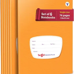 woodsnipe Single Line Notebook | Small Single Line Copy | 72 Ruled Pages | Soft Brown Cover Book | 18 cm x 24 cm Approx | for School, College and Office Use | GSM 60 | Pack of 6 Regular Notebook Single Line 432 Pages-picture-10