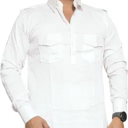 sys Men Cotton Blend Kurta Salwar Set image 5