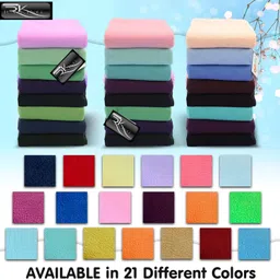 rajking Cotton Crib Flat 450 TC Solid Bedsheet image 4