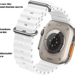 STROMBUCKS Bands Compatible with Series Ultra/8/7/6/5/4/3/2/1/SE(42MM 44MM 45MM 49MM 25.5 mm Silicone Watch Strap image 3