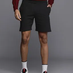 hrx by hrithik roshan Self Design Men Black Sports Shorts image 3