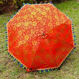kala stutee Decoration Umbrella with Golden Print (Pack of 2) Umbrella-picture-16