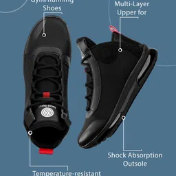 bacca bucci Superstar High-Top Training & Gym Shoes For Men image 3