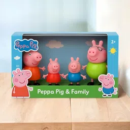 mahi zone Peppa Pig Family Set of 4, Peppa Pig, George, Daddy Pig, Mommy Pig Toys _M367-picture-11