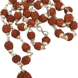 kripaurban Shiv Dotted Locket Pendant With Mala For Men's, Boy's, Girls, Women's Gold-plated Beads Brass, Alloy Pendant image 3