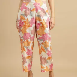 bhawanaprint Women Cotton Blend Kurta Pant Set image 2