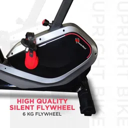 powermax fitness BU-650 Magnetic Upright Bike with LCD Display Upright Stationary Exercise Bike image 5