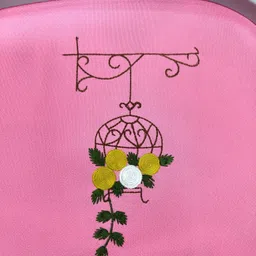 bellebird Pack of 2 Women Embroidered Round Neck Cotton Blend Multicolor T-Shirt image 2