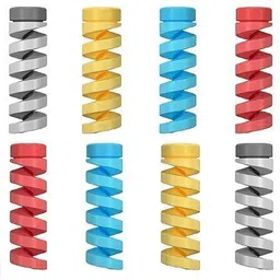 RuHaNest Spiral Cable Protector for USB, Mobile Cable and Earphones Cable Protector-image-88