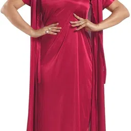 greaton Pack of 6 Women Nighty with Robe image 3