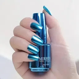 gabbu Quick Drying And Metal Effect Metallic Sky Blue Nail Polish Sky Blue-picture-14