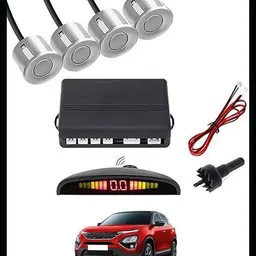 3a featuretail Universal 4 Silver Reverse Parking Sensor-AP25A342 Universal 4 Silver Reverse Parking Sensor-AP25A342 Parking Sensor image 1