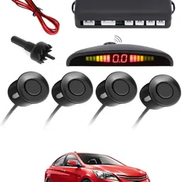 aarsh store Universal 4 Black Reverse Parking Sensor-AF25A609 Universal 4 Black Reverse Parking Sensor-AF25A609 Parking Sensor-picture-38