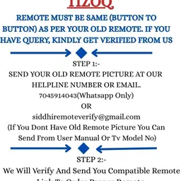 TIZOQ Remote Control Compatible for Onida LED TV Remote Controller image 4