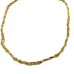 aikaant 100% Authentic Inter-Twined Tulsi Mala | Tulasi Mala | Tulsi Mala | Tulsi Necklace | Tulsi Choker | Tulsi Beads Wood Chain image 1