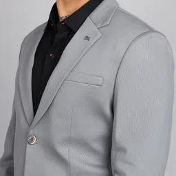 killer Men Solid Single Breasted Casual Blazer image 5