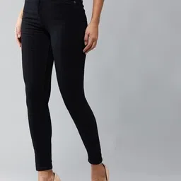 m moddy Women Slim High Rise Black Jeans image 3