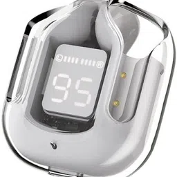 Wrixty ULTRAPOD In Earbud, Bluetooth Earbuds with Display, Transparent Design Earphone Cable Organizer-picture-37