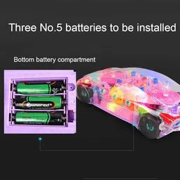 premio coppex Musical Baby Car Flashing Lights for Toddlers + [Free Police Car] image 2