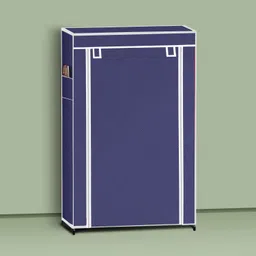 mezire Compact 5-Layer Wardrobe/Shoe Rack Foldable for Clothes, Home Organizer/Home PP Collapsible Wardrobe image 4