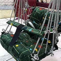 dxplore Cotton Swing Chair For Kids Baby's 1-3 Years With Safety Belt-Kids Product Swing Swings-picture-36
