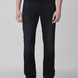 mufti Men Slim Mid Rise Dark Blue Jeans-picture-46