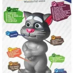 tinywonders Intelligent Talking Tom Cat With Touch Recording Story Rhymes & Songs image 3