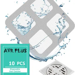 avr plus Disposable Shower Drain Cover Hair Catcher Shower Drain Mesh Stickers Hair Wash Basin-picture-12