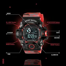 blutech Digital Watch - For Boys Army Chronograph Digital Stylish Sports Militray Kids image 3
