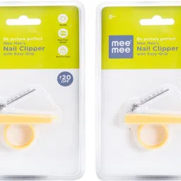 meemee Baby Nail Cutter with Easy Grip (Yellow) image 4