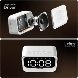 xech Digital White Clock image 2