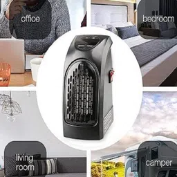 greatzon Handy Electric Heater 400 Watts Plug-In Heater Mini Heater For BedRoom, Office Car Heater Unit image 4