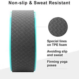 tormeti Wheel - Back, Hip, Chest And Shoulder exercise 6 mm Thick Foam Yoga Blocks image 2