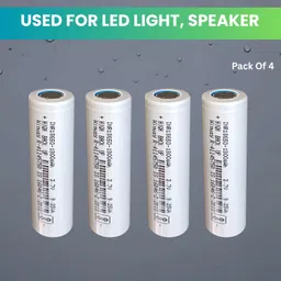 sacro Rechargeable 1800Mah Lithium-Ion For Light Speaker Pack of 4Q34 Battery-picture-17