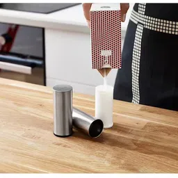 whalecraft Stainless Steel Salt & Pepper Shaker Set, Pack of 2 Sugar Sprinkler Shaker 100 gm image 4