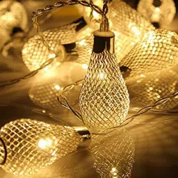 wens Assorted Design Led Lantern 16ft (4.5 Mtrs) Festive LED String Light (Warm White) image 1