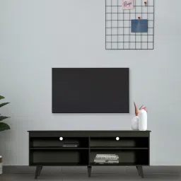madesa Udine TV Console For TV's Upto 65 inches In Black Color image 1