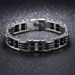 yellow chimes Stainless Steel Rhodium Bracelet-picture-11