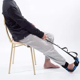 5 loop Foot and Calf Stretcher-Stretching Strap Yoga Foot & Leg Stretch Polyester Yoga Strap-image-2