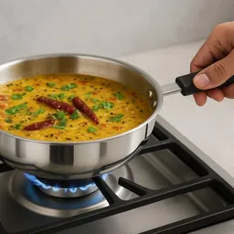 royal casa The Chef's Choice Premium Triply Mini Fry Pan Fry Pan 12 cm diameter 0.25 L capacity image 3