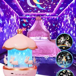 dwiza enterprise Cabin Star Projector Night Light with 72 Light Modes & 6 Films Starry Projector Night Lamp-picture-40