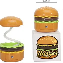zyamalox Burger Shaped study lamp Fun table lamp , lamp light this table lamp for study Study Lamp image 3