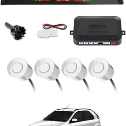 zplus Universal 4 White Reverse Parking Sensor With LED Display For Cars-291 Safety of Passengers/Car One Alarm Kit-1508 Parking Sensor-picture-27