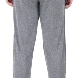 feel track Men Solid Grey Track Pants image 2