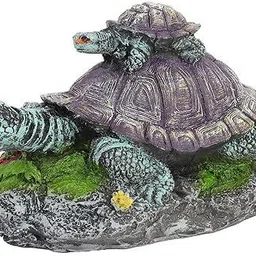 symkard Aquarium Turtle Toy Underwater Landscape For Fish Tank Decoration Ornament Laterite Unplanted Substrate-picture-13