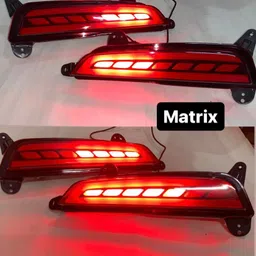 dda enterprises rear reflector light for hyundai creta with matrix indicator for 2015-17 (2pcs) Car Reflector Light image 4